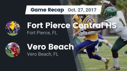 Recap: Fort Pierce Central HS vs. Vero Beach  2017