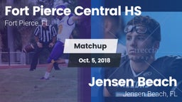 Matchup: Central  vs. Jensen Beach  2018