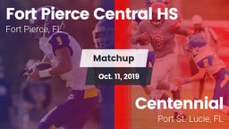 Matchup: Central  vs. Centennial  2019