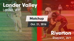 Matchup: Lander Valley High vs. Riverton  2016