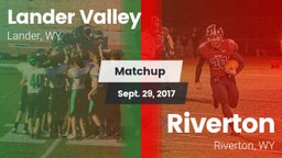 Matchup: Lander Valley High vs. Riverton  2017