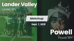 Matchup: Lander Valley High vs. Powell  2018