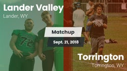 Matchup: Lander Valley High vs. Torrington  2018