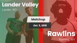 Matchup: Lander Valley High vs. Rawlins  2018