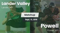 Matchup: Lander Valley High vs. Powell  2019