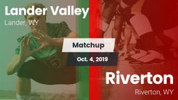 Matchup: Lander Valley High vs. Riverton  2019