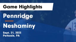 Pennridge  vs Neshaminy  Game Highlights - Sept. 21, 2023