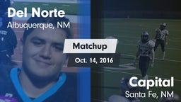 Matchup: Del Norte High vs. Capital  2016