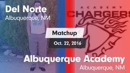 Matchup: Del Norte High vs. Albuquerque Academy  2016