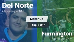 Matchup: Del Norte High vs. Farmington  2017