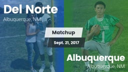 Matchup: Del Norte High vs. Albuquerque  2017