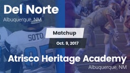 Matchup: Del Norte High vs. Atrisco Heritage Academy  2017
