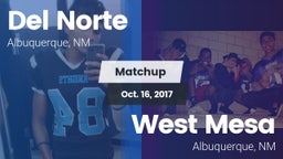 Matchup: Del Norte High vs. West Mesa  2017