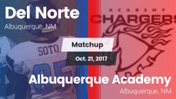 Matchup: Del Norte High vs. Albuquerque Academy  2017