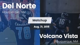 Matchup: Del Norte High vs. Volcano Vista  2018