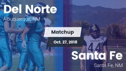 Matchup: Del Norte High vs. Santa Fe  2018