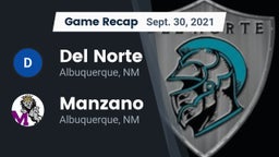 Recap: Del Norte  vs. Manzano  2021