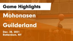 Mohonasen  vs Guilderland  Game Highlights - Dec. 28, 2021