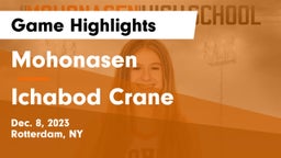 Mohonasen  vs Ichabod Crane  Game Highlights - Dec. 8, 2023
