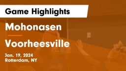Mohonasen  vs Voorheesville  Game Highlights - Jan. 19, 2024