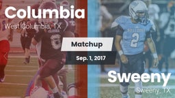 Matchup: Columbia  vs. Sweeny  2017