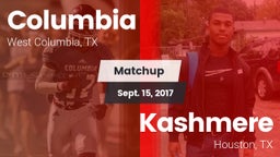 Matchup: Columbia  vs. Kashmere  2017