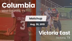 Matchup: Columbia  vs. Victoria East  2019