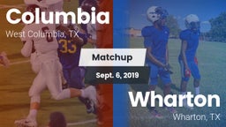 Matchup: Columbia  vs. Wharton  2019