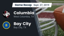 Recap: Columbia  vs. Bay City  2019