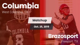 Matchup: Columbia  vs. Brazosport  2019