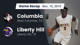 Recap: Columbia  vs. Liberty Hill  2019