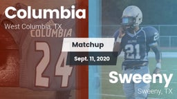 Matchup: Columbia  vs. Sweeny  2020