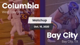 Matchup: Columbia  vs. Bay City  2020