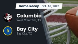 Recap: Columbia  vs. Bay City  2020