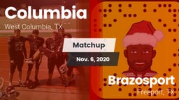 Matchup: Columbia  vs. Brazosport  2020