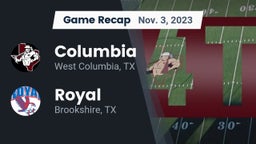 Recap: Columbia  vs. Royal  2023