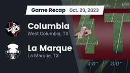 Recap: Columbia  vs. La Marque  2023