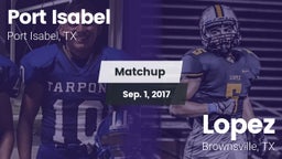Matchup: Port Isabel High vs. Lopez  2017