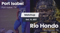 Matchup: Port Isabel High vs. Rio Hondo  2017