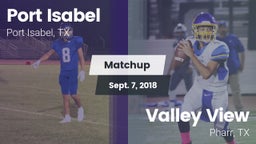 Matchup: Port Isabel High vs. Valley View  2018