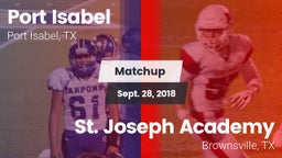 Matchup: Port Isabel High vs. St. Joseph Academy  2018