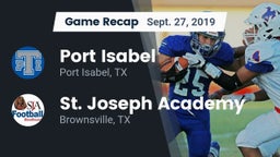 Recap: Port Isabel  vs. St. Joseph Academy  2019