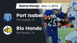 Recap: Port Isabel  vs. Rio Hondo  2019