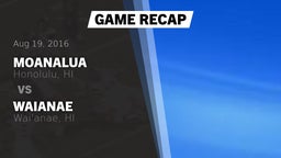 Recap: Moanalua  vs. Waianae  2016
