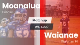 Matchup: Moanalua  vs. Waianae  2017