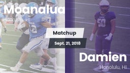 Matchup: Moanalua  vs. Damien  2018