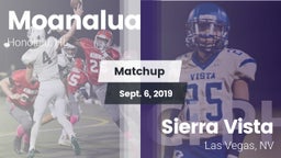 Matchup: Moanalua  vs. Sierra Vista  2019