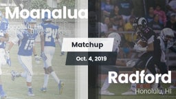 Matchup: Moanalua  vs. Radford  2019