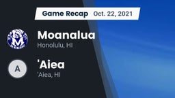 Recap: Moanalua  vs. 'Aiea  2021