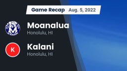 Recap: Moanalua  vs. Kalani  2022